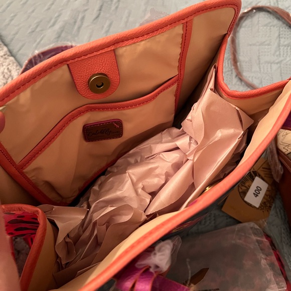 Colorful Hat Print Tote and Pouch Set - Picture 8 of 8